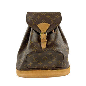 LOUIS VUITTON Authentic Brown Monogram Canvas Backpack